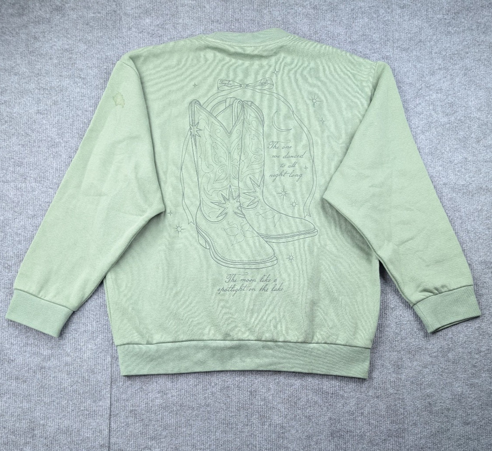 Taylor Swift Self Titled Danced All Night Long Kanga Sweatshirt Womens XL Pocket